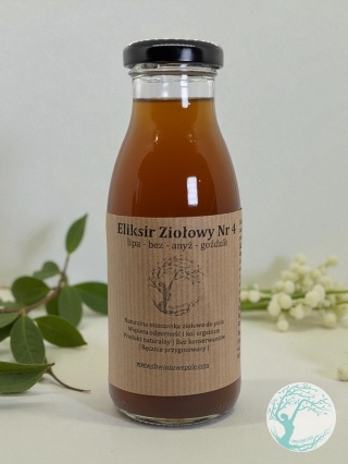 ELIKSIR ZIOŁOWY NR.4 – czarny bez, anyż, lipa, goździk