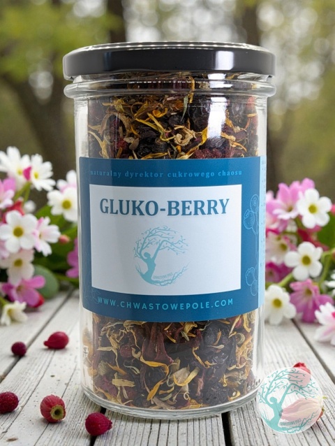 GLUKO BERRY – jagoda liofilizowana, berberys, dzika róża, hibiskus, nagietek