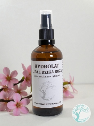 HYDROLAT LIPA-DZIKA RÓŻA- cera sucha, naczynkowa
