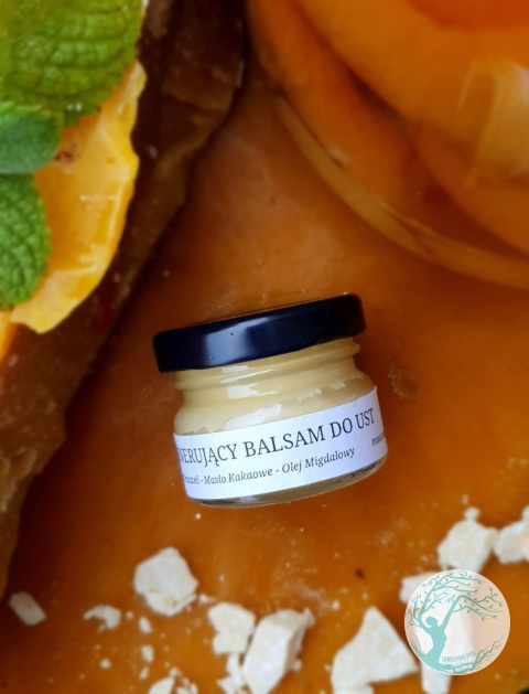 „Pomarańczowy zawrót głowy"- Marchewkowy balsam do ciała, Regenerujący balsam do ust smak pomarańcza