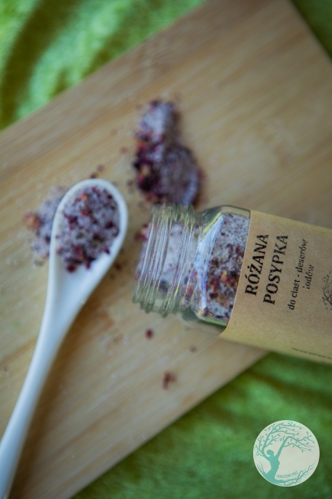 RÓŻANA POSYPKA – do ciast, deserów, lodów