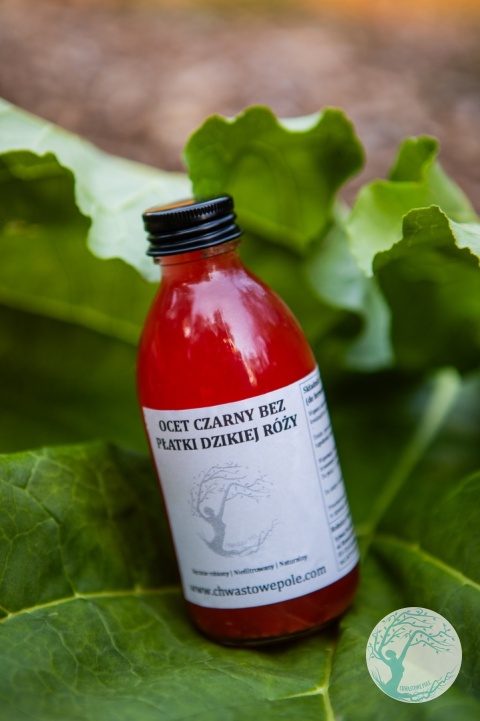ŻYWY OCET – PŁATKI DZIKIEJ RÓŻY – KWIAT BZU CZARNEGO – edycja limitowana