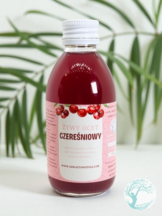 ŻYWY OCET Z OWOCÓW CZEREŚNI