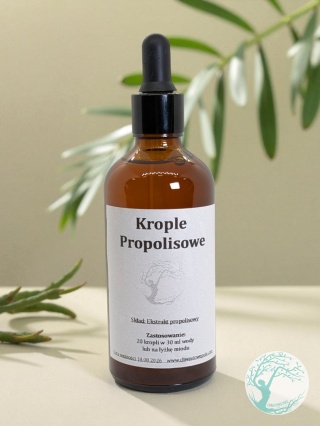 szkic Krople propolisowe