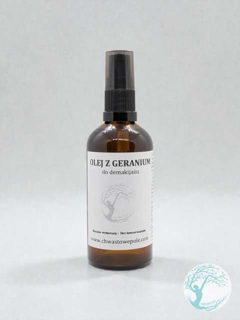 OLEJ Z GERANIUM - demakijaż, oczyszczanie twarzy