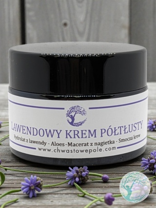 KREM LAWENDA I ALOES-półtłusty 30 ml