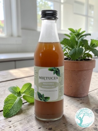 MIĘTUCHA – miętowa kombucha – 200 ml