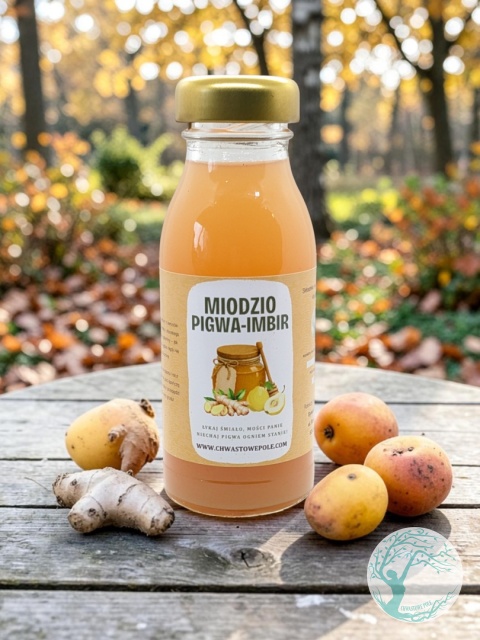 MIODZIO PIGWA-IMBIR -syrop