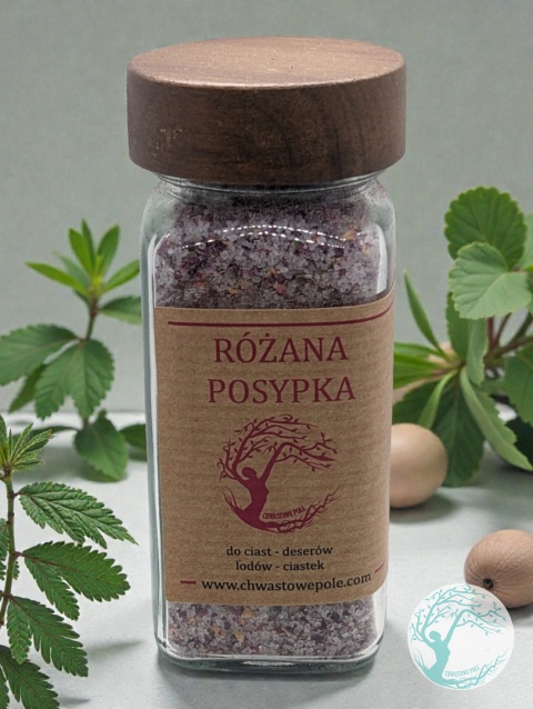 RÓŻANA POSYPKA – do ciast, deserów, lodów