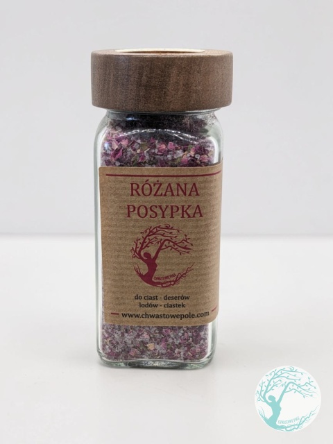 RÓŻANA POSYPKA – do ciast, deserów, lodów