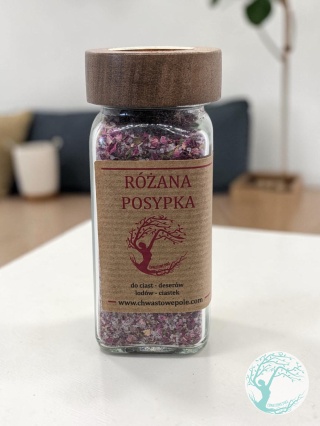 RÓŻANA POSYPKA – do ciast, deserów, lodów