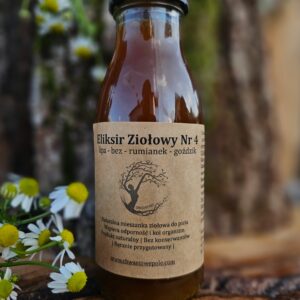 ELIKSIR ZIOŁOWY NR.4 - bez, rumianek, lipa, goździk
