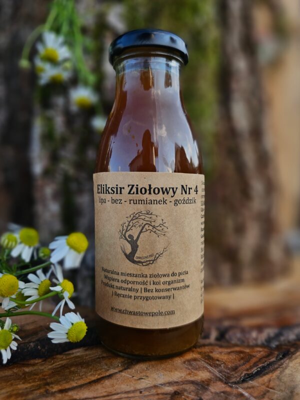 ELIKSIR ZIOŁOWY NR.4 - bez, rumianek, lipa, goździk